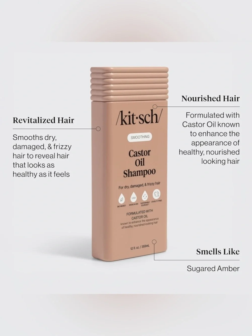Kitsch Castor Oil Shampoo & Conditioner